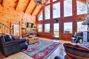 Smoky Mountain Cabin Rental with Hot Tub and Fire Pit!